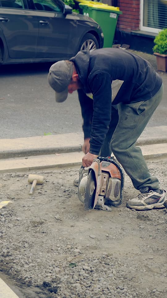 Still from the JUST Driveways & Patios video